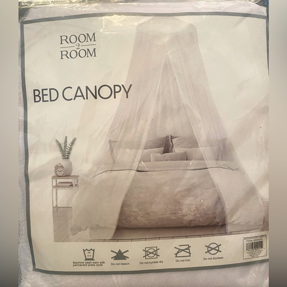 Bed Canopy. White